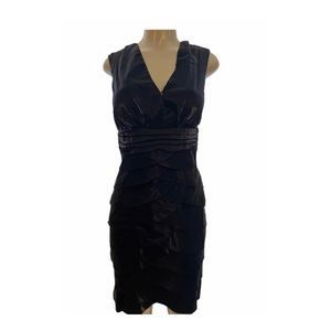 Sexy Little Black Cocktail Shimmery Dress Roulette Womens size 8